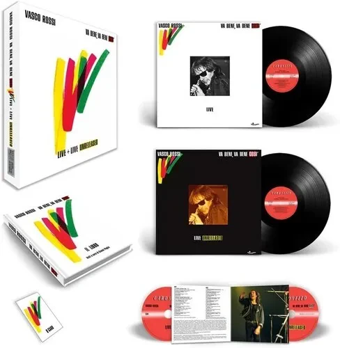 Виниловая пластинка Vasco Rossi - Va Bene, Va Bene Cosi Live + Live Unreleased: 40th Anniversary Spe