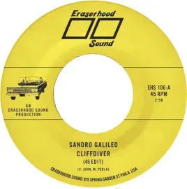 Виниловая пластинка Sandro Galileo - Cliffdiver / Smoke & Mirrors [New 7" Vinyl]