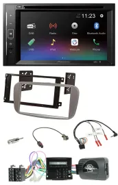 Автомагнитола Pioneer 2DIN, Bluetooth, DAB, DVD, USB, для Ford Mondeo/S-Max (с 2007)