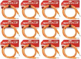 Коммутационный кабель Rockville RCTR110O Orange 3 м (12 штук)