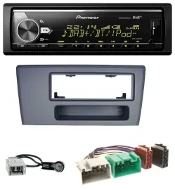 Pioneer Bluetooth USB DAB MP3 Autoradio für Volvo S60 S70 C70 V70 00-03 dunkelgr