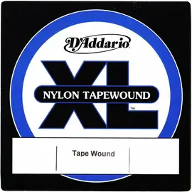 Струна одиночная D'Addario TWB105S Nylon Tape Wound Short Scale 105