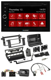 Blaupunkt 2DIN Lenkrad Bluetooth USB TMC DAB Navigation für BMW 3er 1999-2006 5