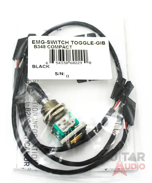 EMG B348 3-POS NA Toggle Switch, Black for Gibson (6439.00)