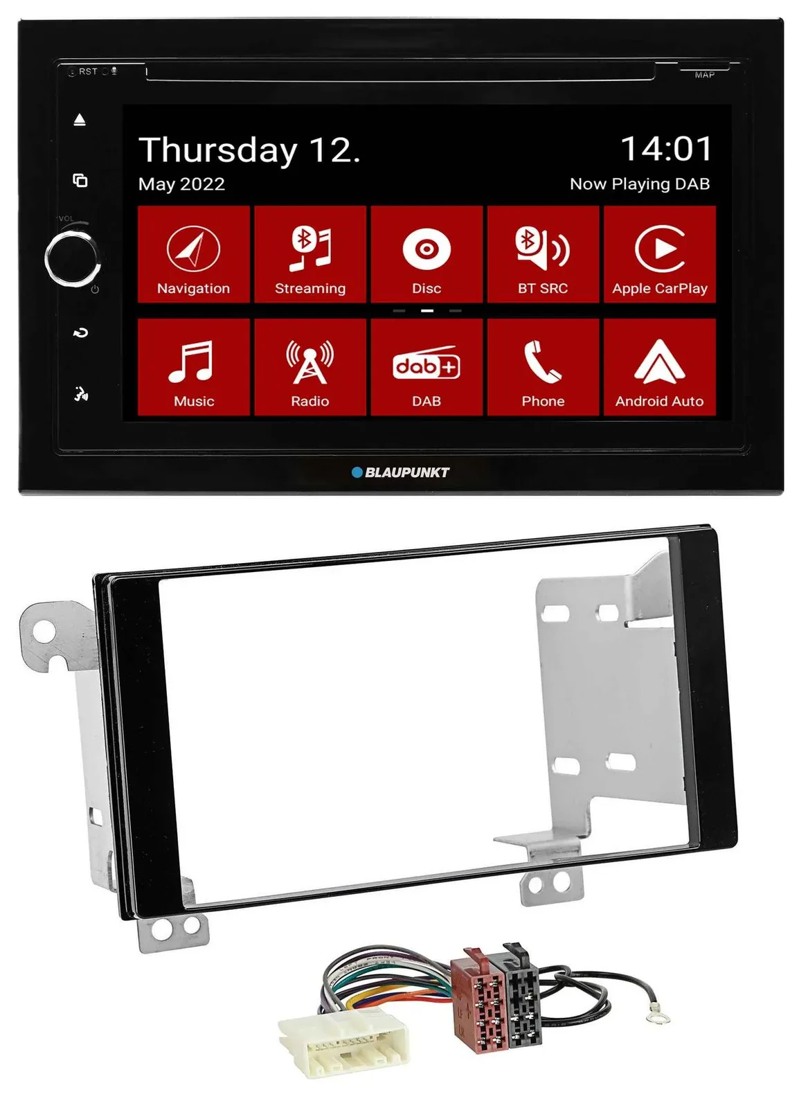 Blaupunkt MP3 DVD Bluetooth DAB 2DIN USB Autoradio für Subaru Forester Impreza X