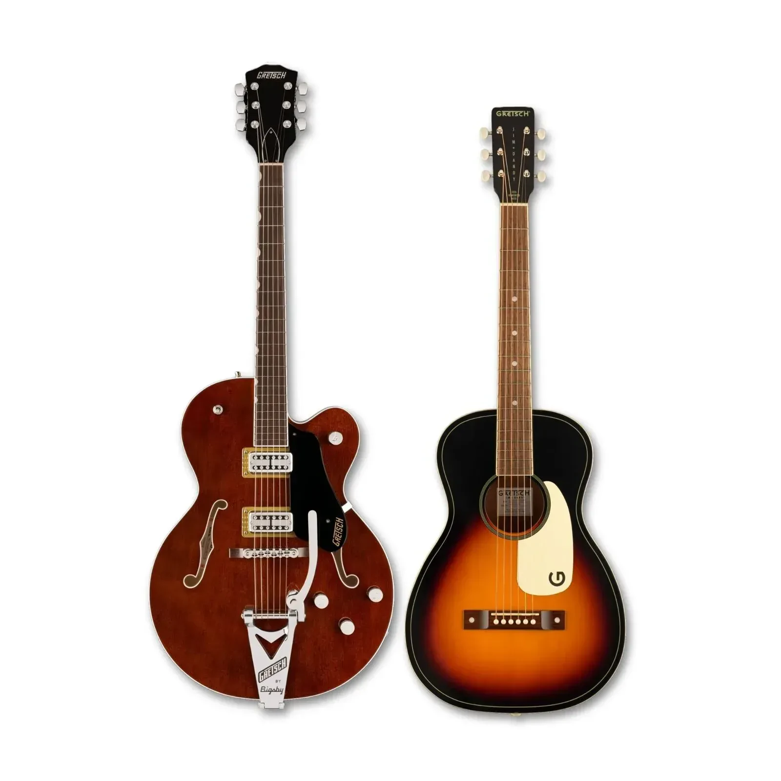 Электрогитара полуакустическая Gretsch Tennessean полый корпус, цвет морёный орех (набор)