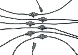 Elite Core SP-MOS-6 Stage Power 14 AWG Multi-Outlet Stringer 6 Outlets 32'