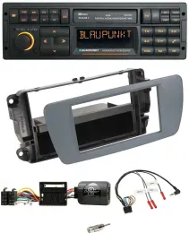 Blaupunkt USB DAB SD Lenkrad Bluetooth Autoradio für Seat Ibiza conemaragrau