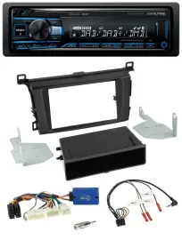 Alpine USB Bluetooth DAB Lenkrad Autoradio für Toyota RAV-4 ab 2013