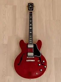 Электрогитара полуакустическая Gibson ES-335 TDC Cherry w/case USA 1962