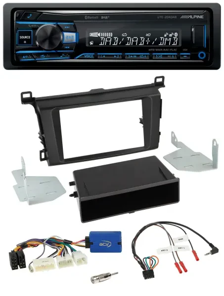 Alpine USB Bluetooth DAB Lenkrad Autoradio für Toyota RAV-4 ab 2013