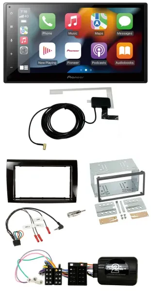 Pioneer Lenkrad USB Bluetooth DAB 2DIN Autoradio für Fiat Bravo 2007-2014