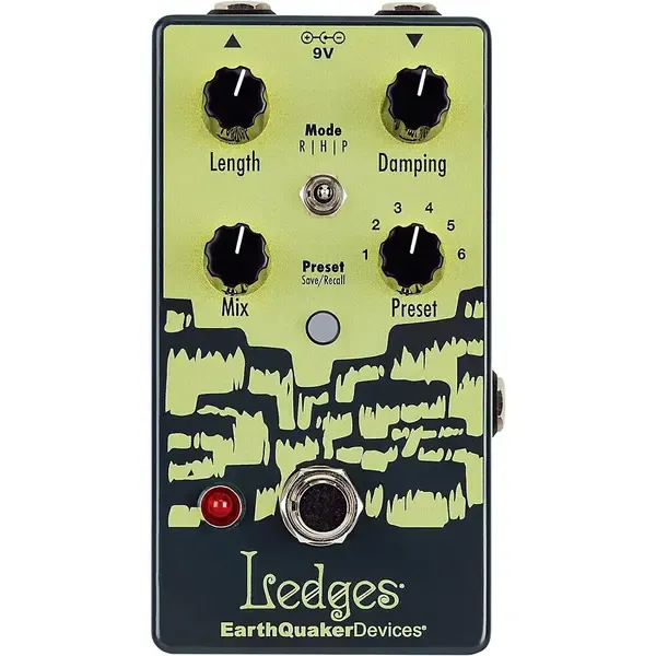 Педаль эффектов для электрогитары EarthQuaker Devices Ledges Tri-Dimensional Reverberation Machine Effects Pedal