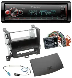 Pioneer Bluetooth USB MP3 DAB Autoradio für Opel Zafira Tourer ab 12 jet black