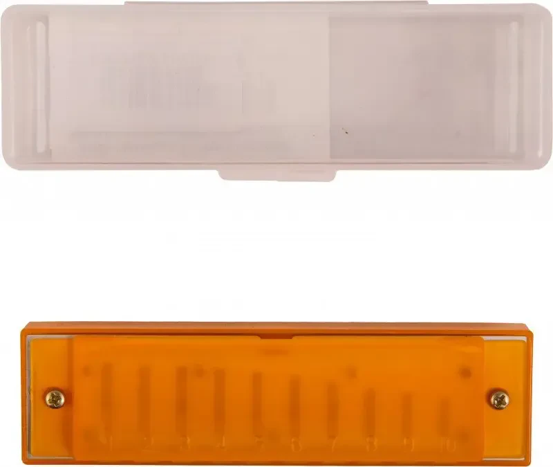 Губная гармошка BEE DF10A-3 ORANGE диатоническая