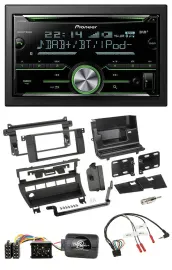 Pioneer Bluetooth Lenkrad DAB 2DIN USB CD Autoradio für BMW 3er 1999-2006 5 Scha