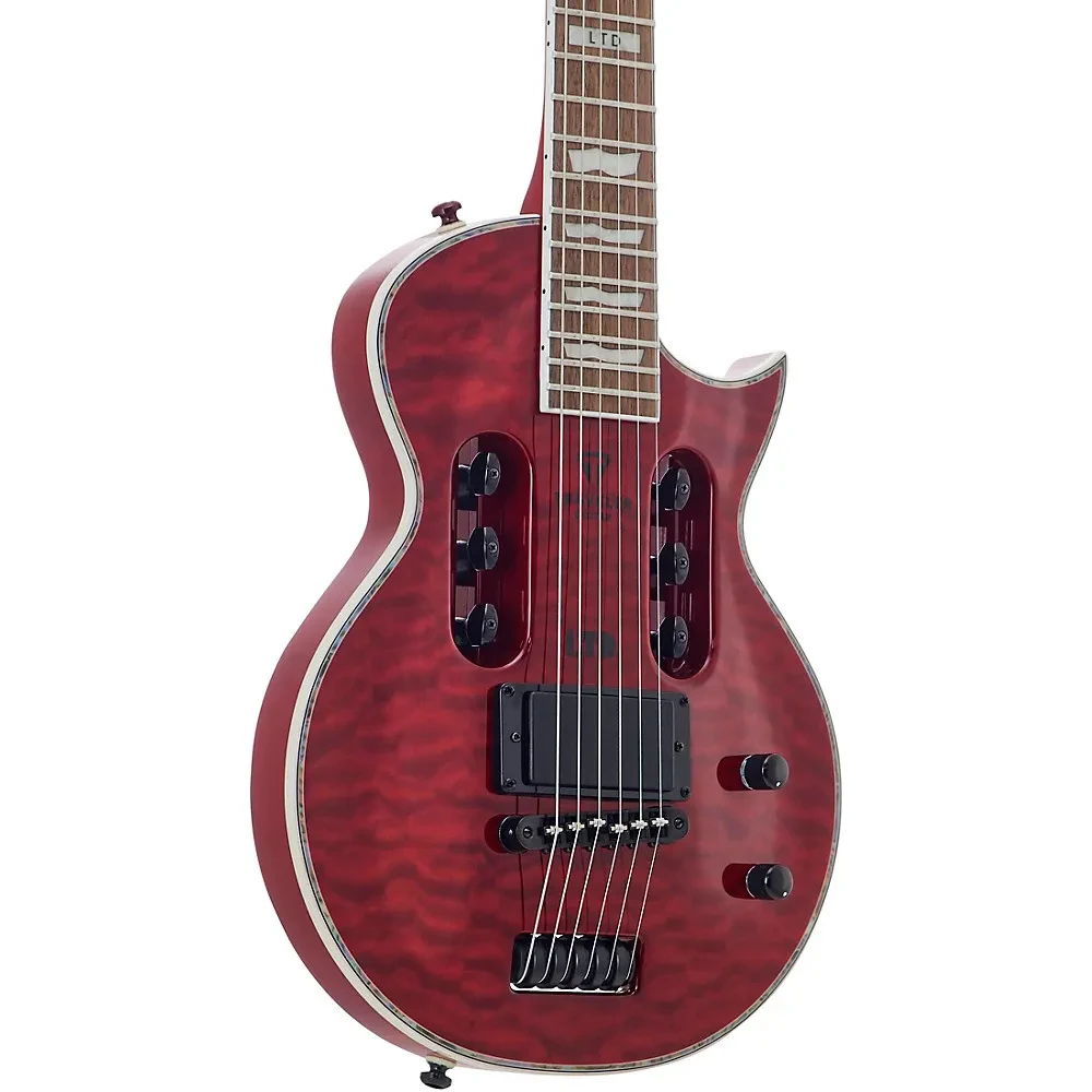 Traveler Guitar LTD EC1 Deluxe Electric Guitar  See Thru Black Cherry