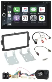 Blaupunkt USB DAB Bluetooth 2DIN TMC Lenkrad Navigation für Dacia Sandero ab 201