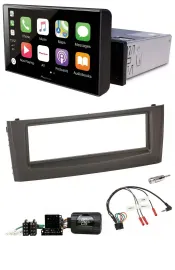 Pioneer Bluetooth Lenkrad DAB USB Autoradio für Fiat Grande Punto 06-10 schwarz