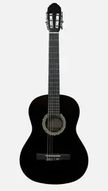 Классическая гитара NAVARREZ NV14PK BLACK 3/4 с чехлом, самоучителем и диском
