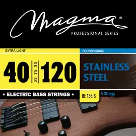 Струны для 5-струнной бас-гитары 40-120 Magma Strings BE135S