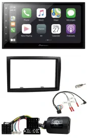 Pioneer Lenkrad Bluetooth DAB 2DIN USB Autoradio für Citroen Jumper Peugeot Boxe