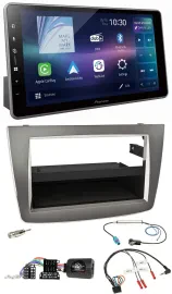 Автомагнитола для Alfa Romeo Mito (955) 2008–2014 Pioneer Bluetooth, USB, DAB, серебристая