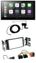 Pioneer USB MP3 2DIN Bluetooth DAB Autoradio für Chevrolet Corvette Uplander 05-