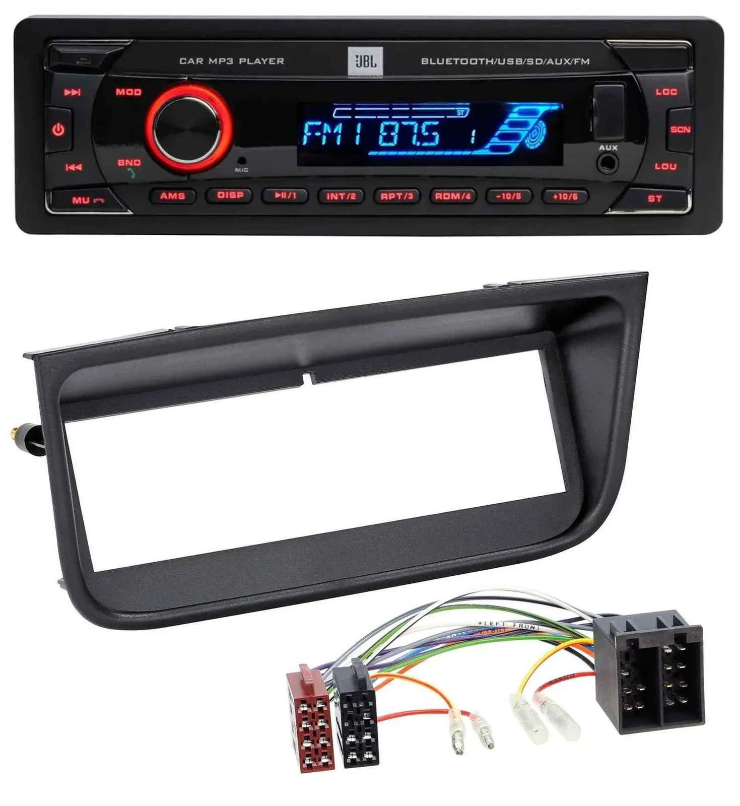 JBL AUX MP3 USB Bluetooth SD Autoradio für Peugeot 406