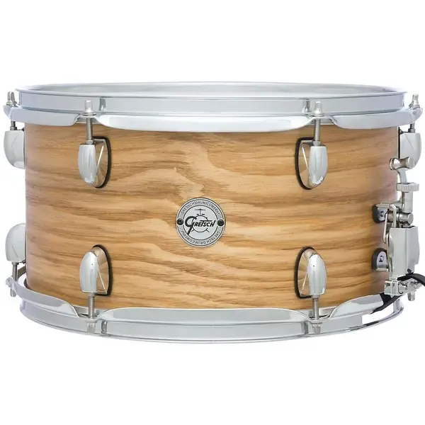 Малый барабан Gretsch Drums Silver Series Ash Snare Drum Satin Natural 7x13