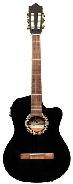 Классическая гитара с подключением STAGG SCL60 TCE-BLK
