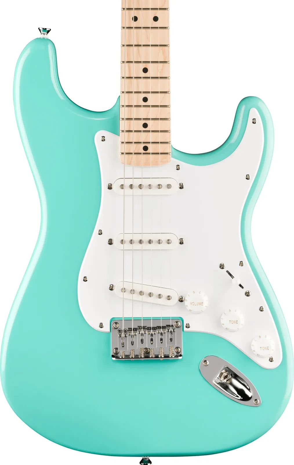 Электрогитара Squier by Fender Sonic Stratocaster HT кленовая накладка, цвет Sea Foam Green