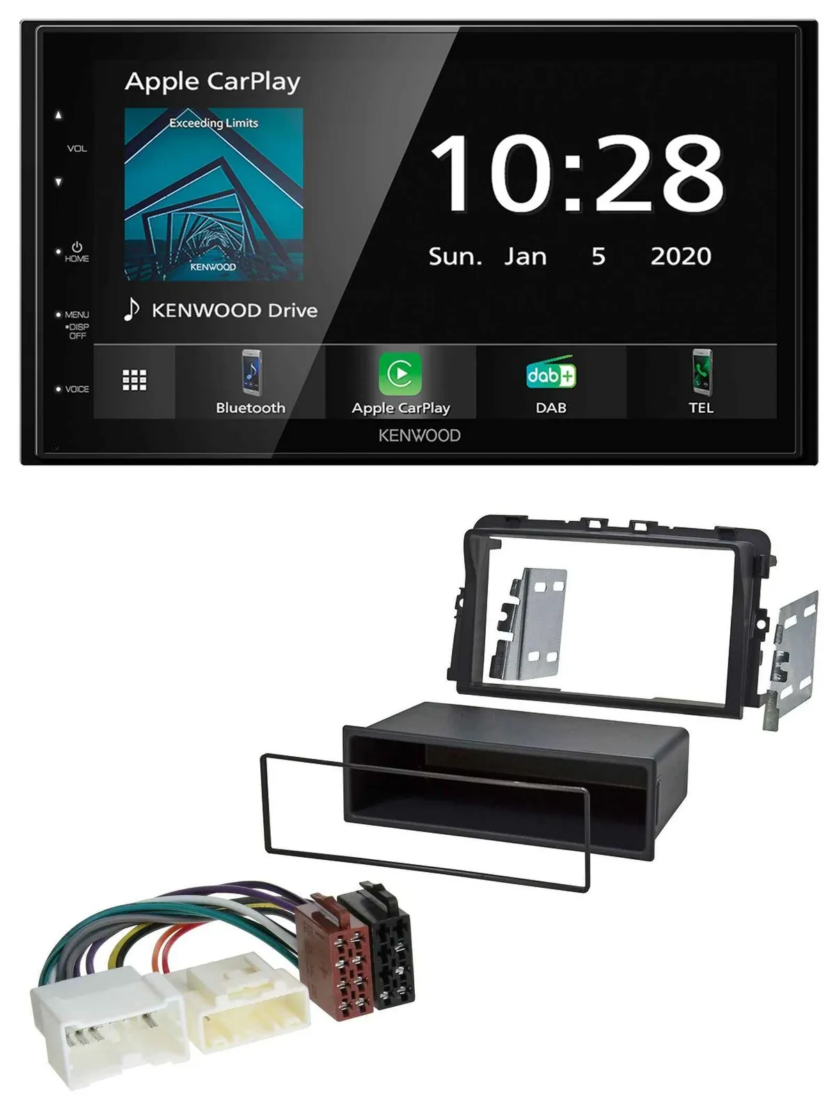 Автомагнитола для Opel Vivaro (2011–2015) Kenwood 2DIN, Bluetooth, DAB, USB, MP3