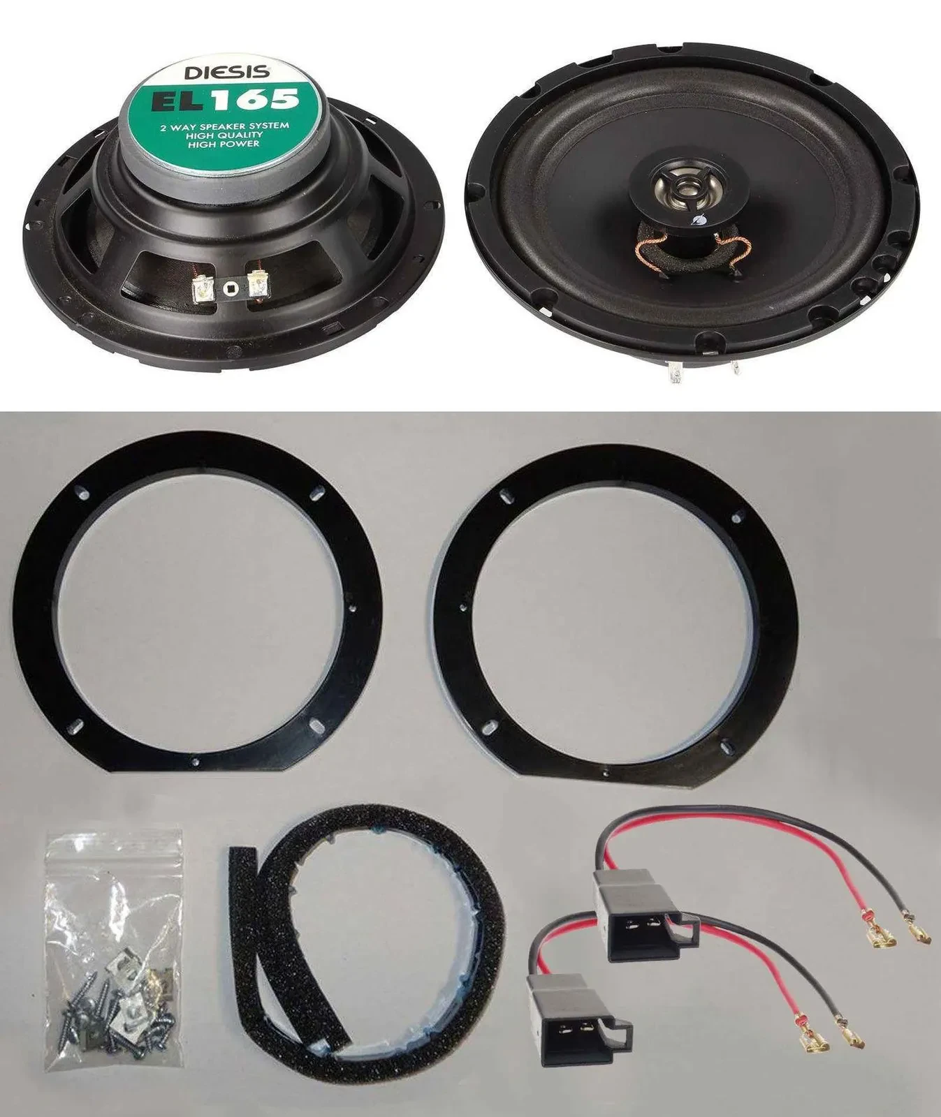 ACV 16,5cm 100Watt 2-Wege Lautsprecher für Lada Kalina 05-13 Heck Auto Boxen