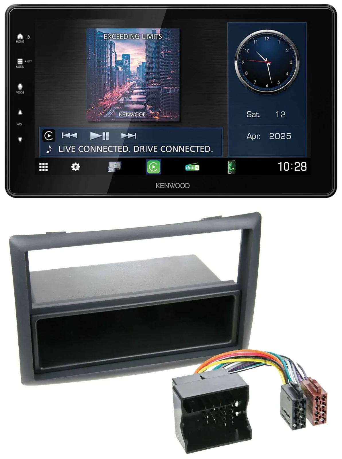 Kenwood MP3 Bluetooth USB DAB Autoradio für Renault Megane (2009-2010)