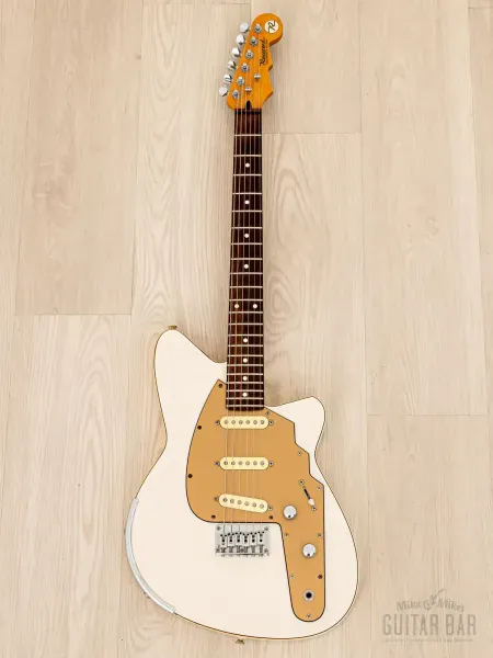 Электрогитара полуакустическая Reverend Avenger Semi-Hollow SSS White w/gigbag USA 1999