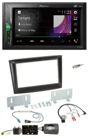 Pioneer 2DIN Lenkrad DAB USB Bluetooth Autoradio für Fiat Doblo ab 2015 schwarz