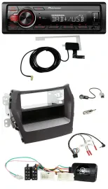 Автомагнитола Pioneer 1 DIN MP3 DAB USB для Hyundai Santa Fe (с 2012), чёрная