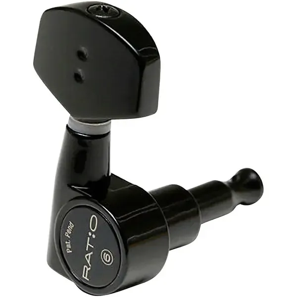 Колки гитарные Graph Tech Ratio 3+3 Acoustic Guitar Tuning Machine Heads Black 6 String