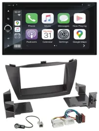Blaupunkt 2DIN Bluetooth DAB USB DVD MP3 Autoradio für Hyundai ix35 (2010-2013)