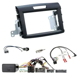 Einbauset Lenkradadapter Doppel DIN Autoradio für Honda CR-V FR5/FR6 ab 2013 sch