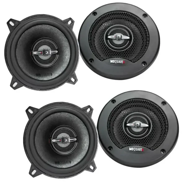 (2-Pairs) MB Quart PK1-113 220W RMS 5.25" 2-Way Coaxial Car Speaker