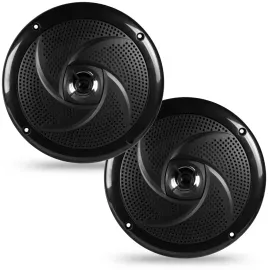 Belva BMS65SB 80W RMS 6.5" 2-Way Coaxial Marine Speakers Open Box, Good