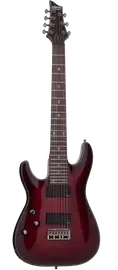 Электрогитара Schecter Damien Elite-7 LH Crimson Red Burst