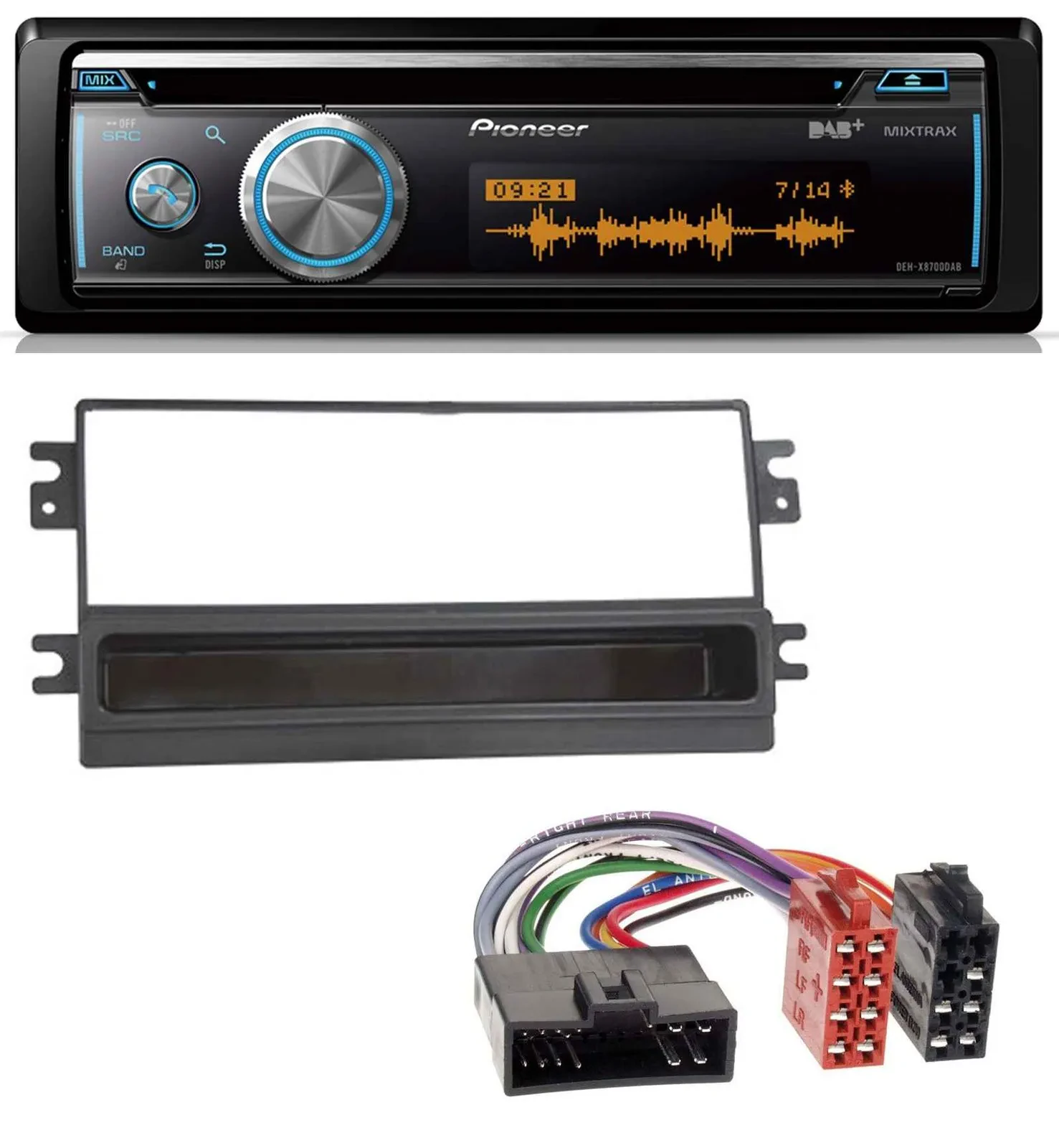 Pioneer MP3 DAB USB CD Bluetooth Autoradio für Kia Clarus Carens FL Carnival Spo