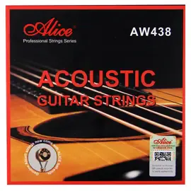 Струны для акустической гитары Alice AW438-SL Super Light Phosphor Bronze 11-52