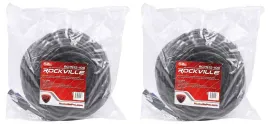 Спикерный кабель Rockville RCTS12100 Black 30.5 м (2 штуки)