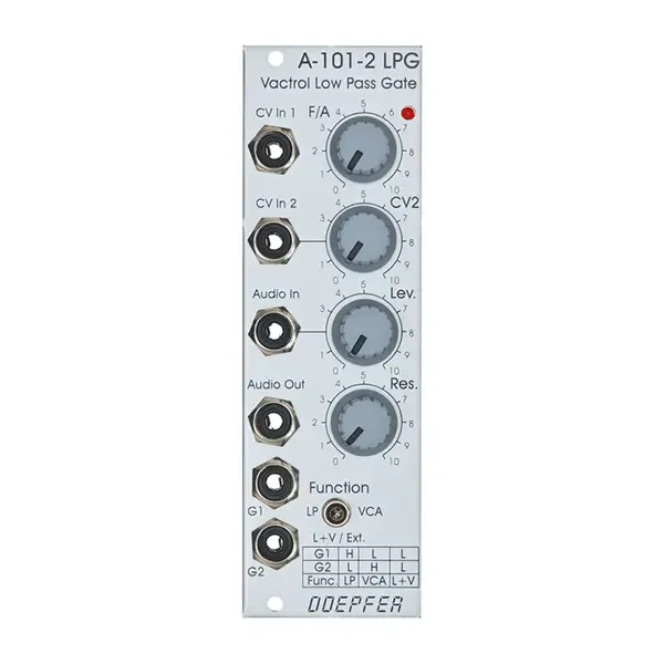 Модульный студийный синтезатор Doepfer A-101-2 Vactrol Lowpass Gate - VCA Modular Synthesizer