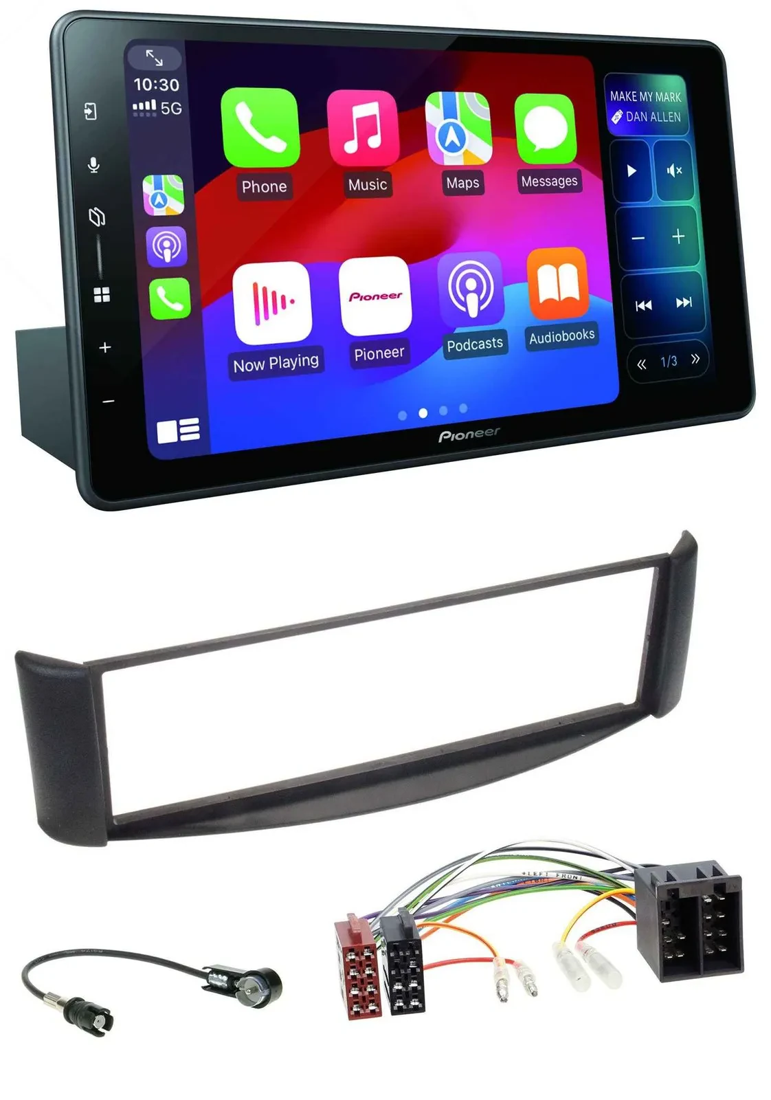 Pioneer Bluetooth DAB MP3 USB Autoradio für Smart ForTwo (1998-2007)
