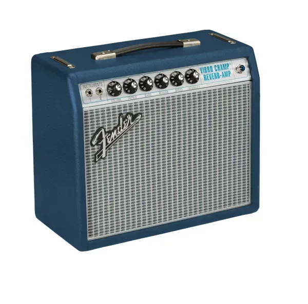 Fender '68 Custom Vibro Champ Vintage Re-Issue 1x10 Tube Guitar Amplifier - Navy